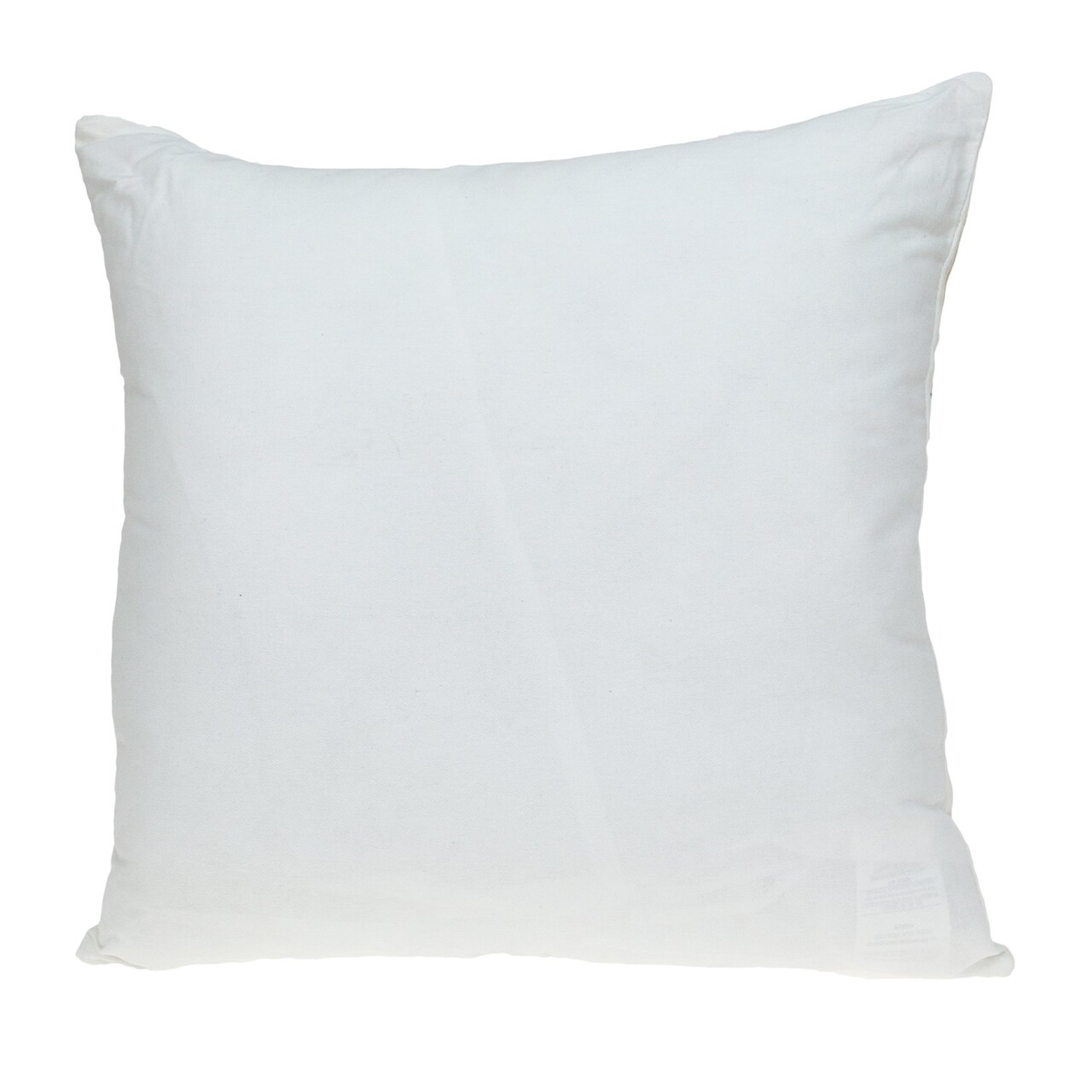 Edge Collections - 22 x 22 x 6 - White - Embroidered Floral Accent Pillow Cover - 1 Piece